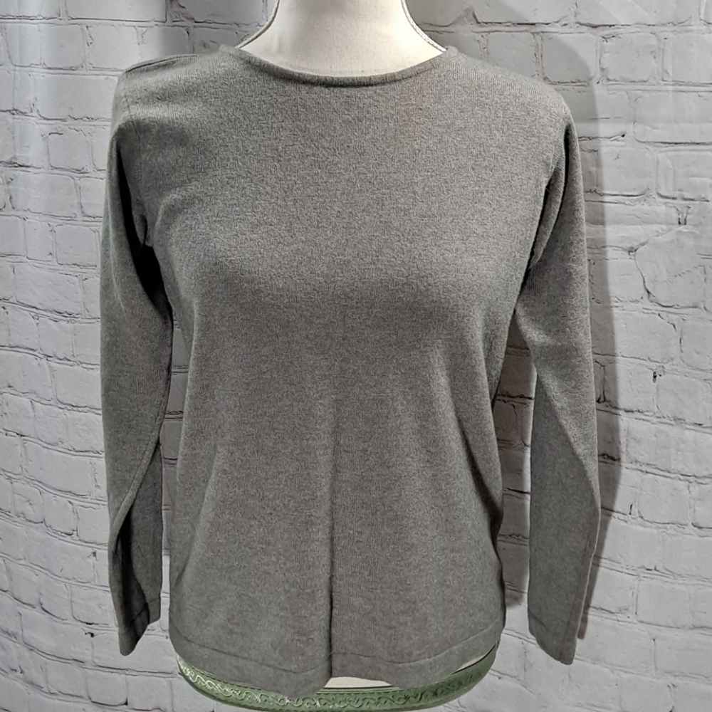 Ellen Tracy x Linda Allard Cashmere Crewneck Sweater